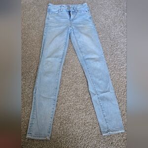 American Eagle Outfitters Light Blue Skinny Jeans